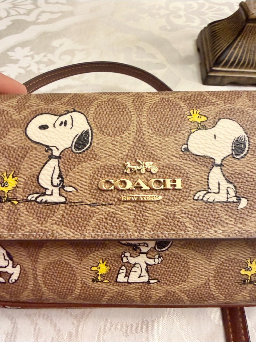 NWOT Coach X Peanuts Shoulder bag & Crossbody: Snoopy & Woodstock - Picture 11 of 11